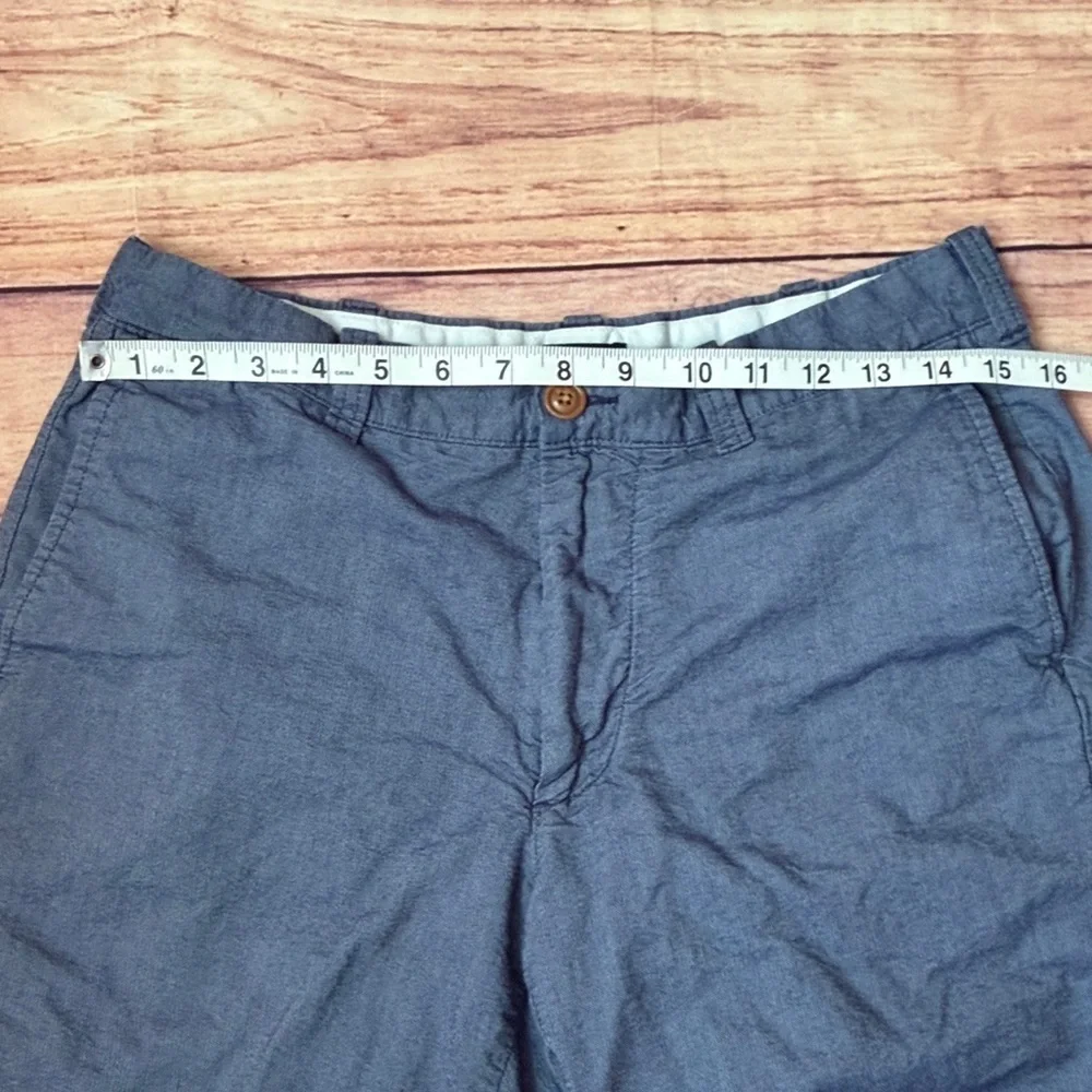 J. Crew Blue Men's Flat Front Shorts